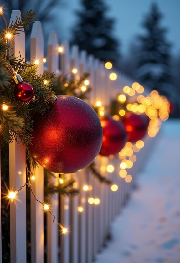 decorating festive tree ornaments