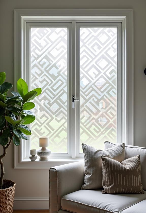 decorative adhesive window films