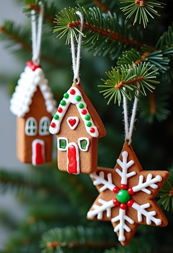 decorative gingerbread tree ornaments