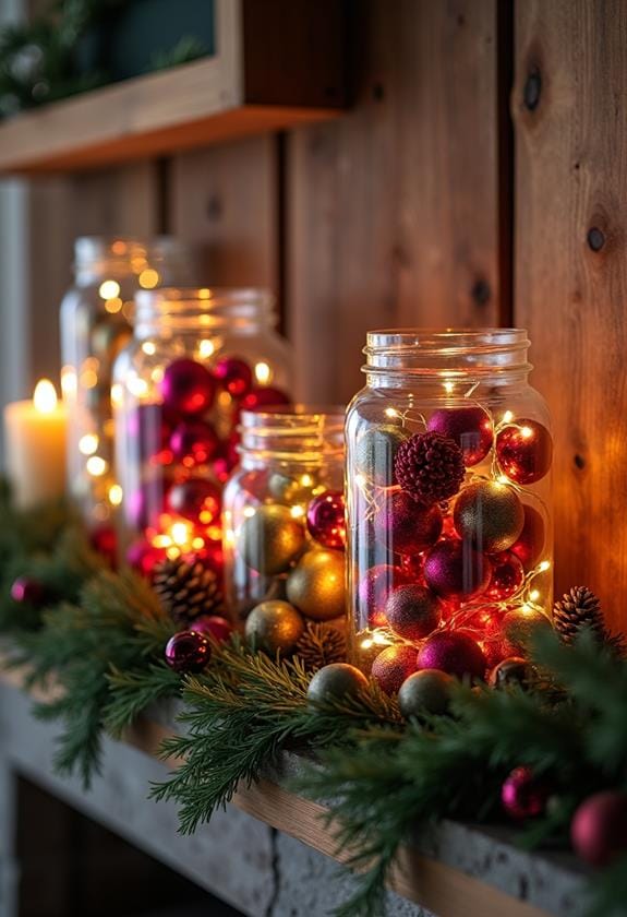 decorative glass ornament holders