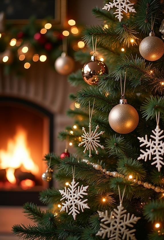 decorative holiday tree accents