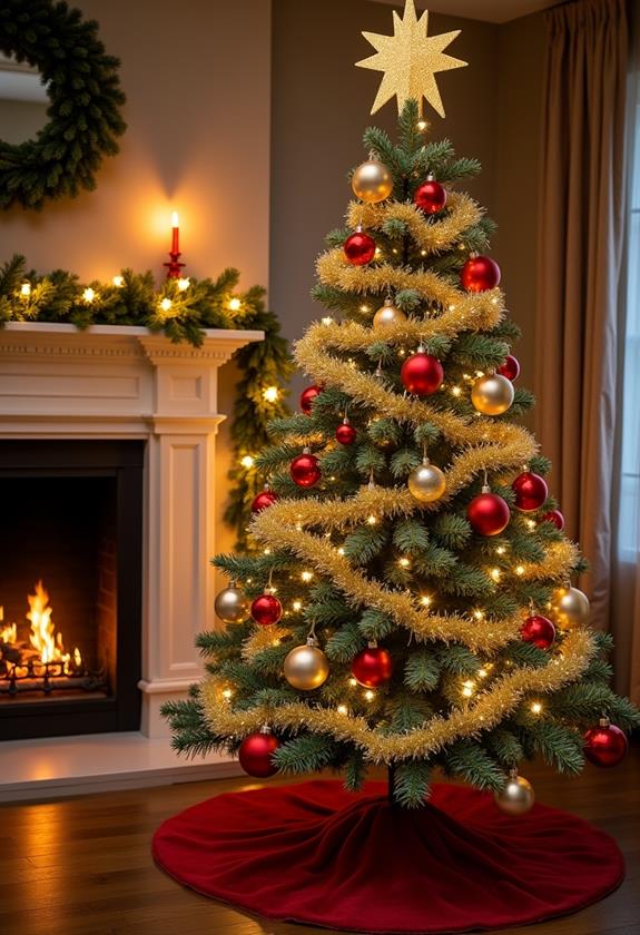 decorative holiday tree accents
