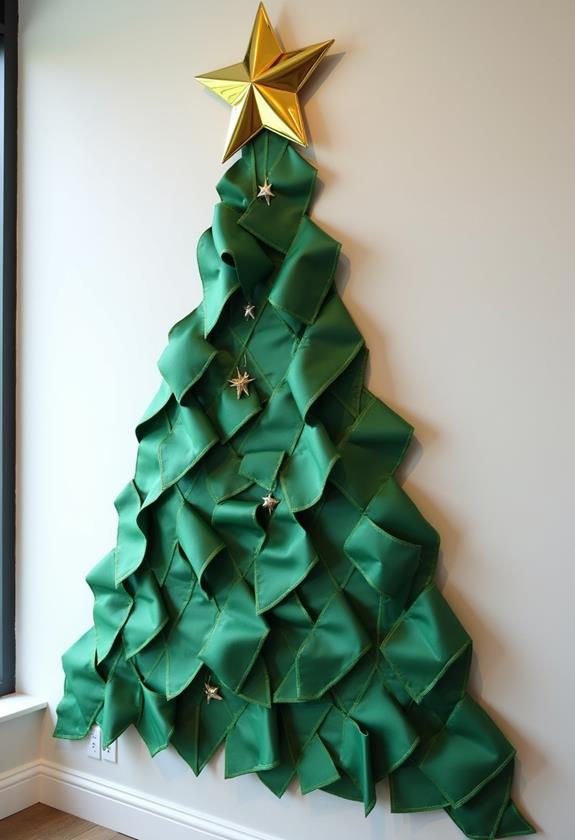 decorative ribbon tree art