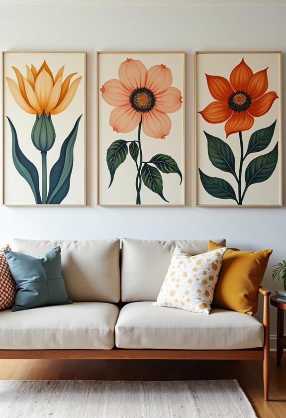 decorative textile wall art