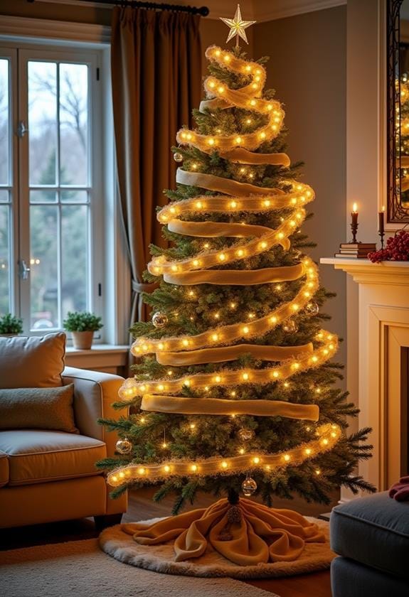 decorative twisted tree ornamentation