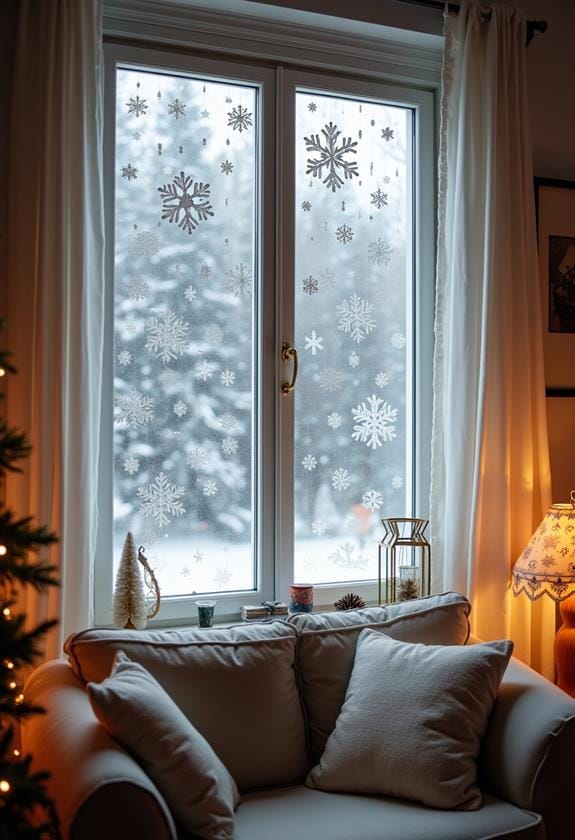 decorative winter holiday decor