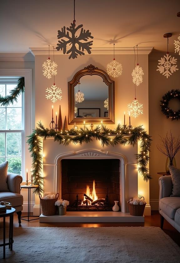 decorative winter paper crafts