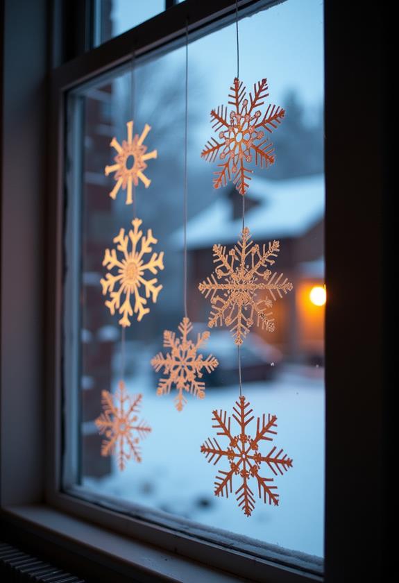 decorative winter window art