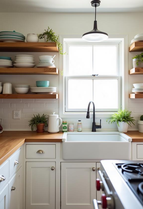 design open shelving solutions