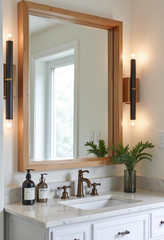 diy mirror framing project