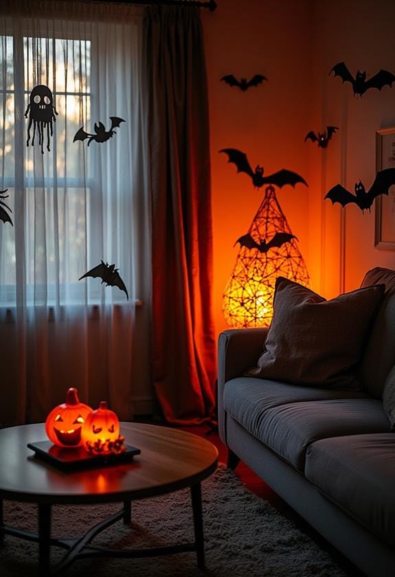 diy spooky halloween decor