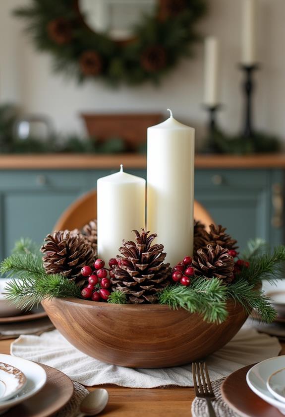 dough bowl christmas decor ideas