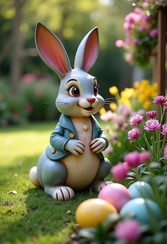 easter bunny garden celebration