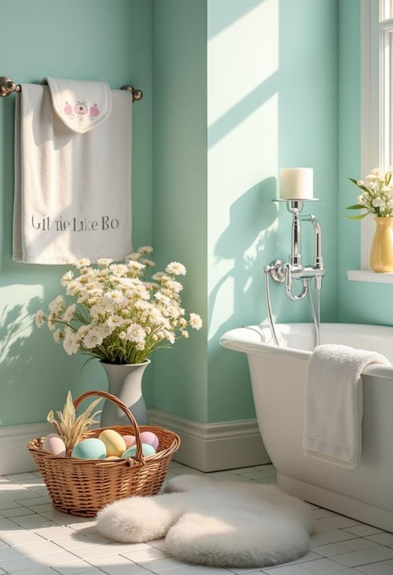 easter themed bathroom decor ideas