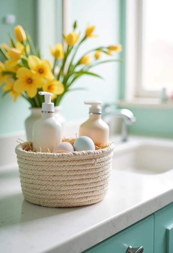 easter themed countertop organizers