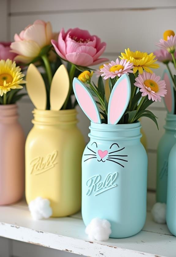 easter themed mason jar crafts