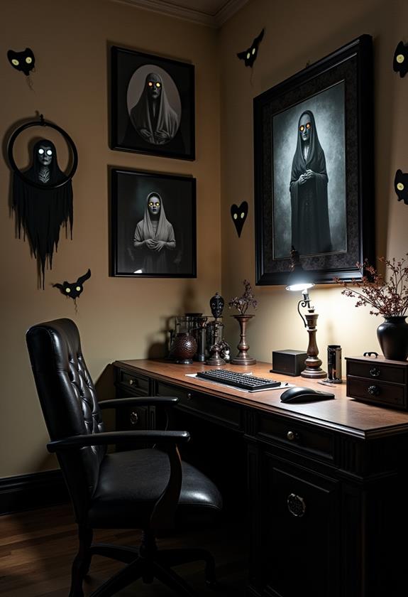 eerie artistic wall decor