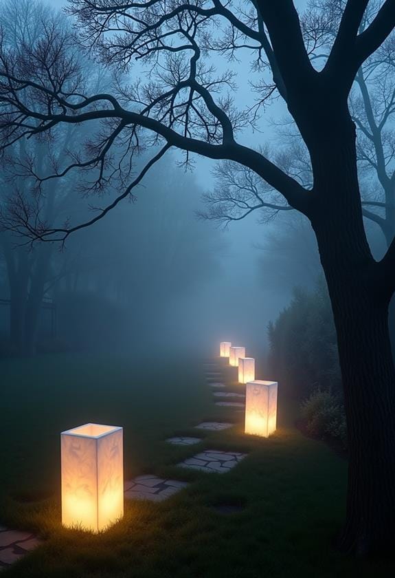 eerie ethereal light sources
