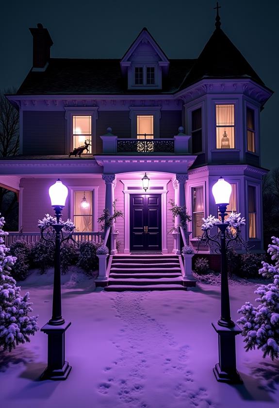 eerie illumination for outdoors