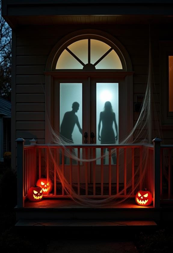 eerie shadows of monsters