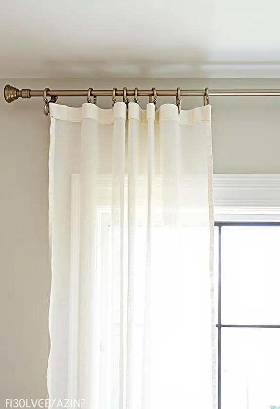 effortless clip on curtain installation