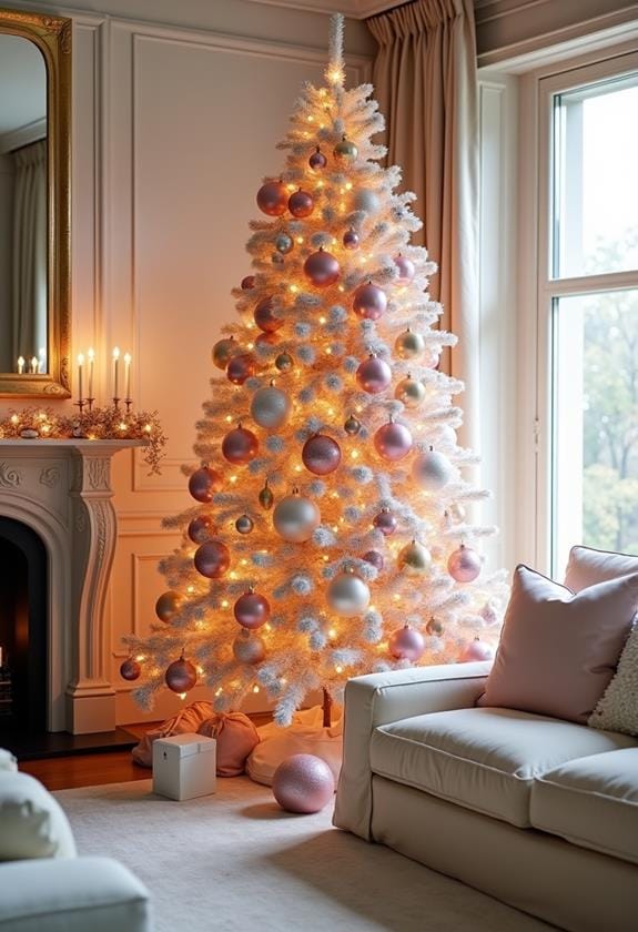 elegant blush gold decor