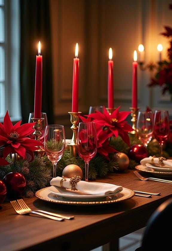 elegant candlelit decor arrangements