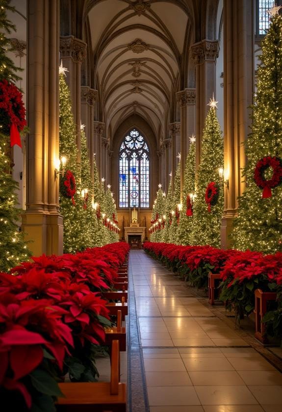 elegant christmas church decor