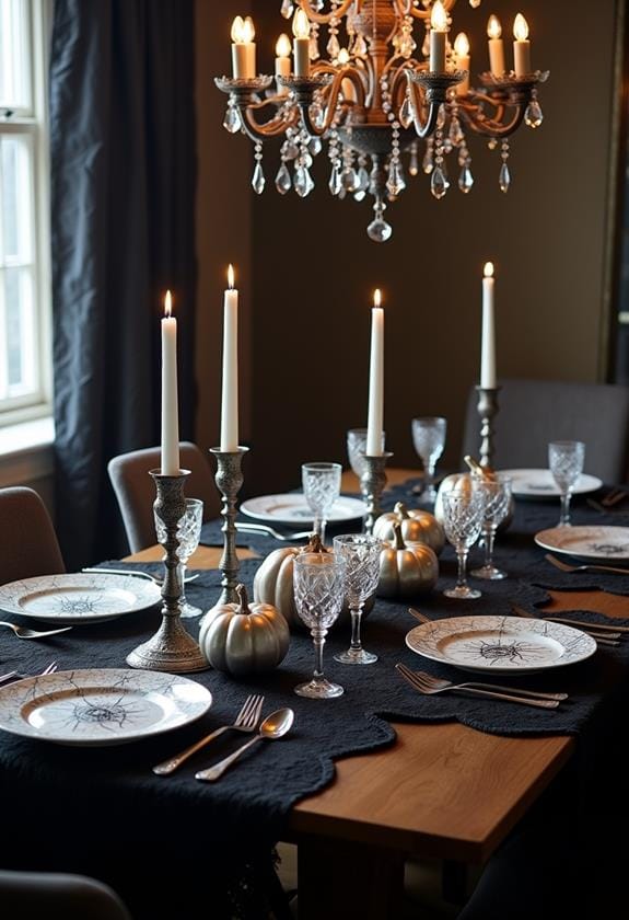 elegant dining table decor