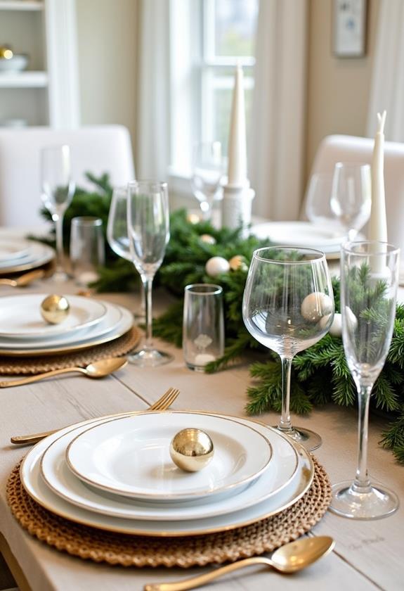 elegant festive table decor