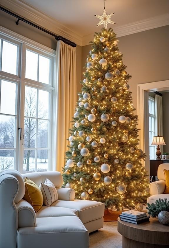 elegant gold and white