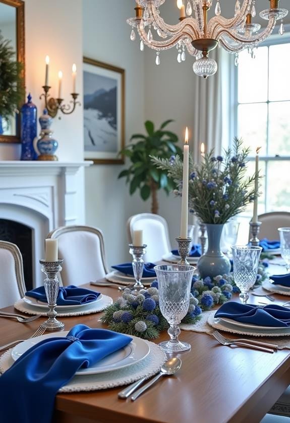 elegant holiday table settings