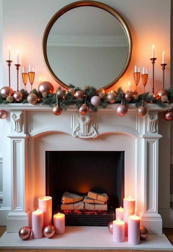 elegant pink champagne decor