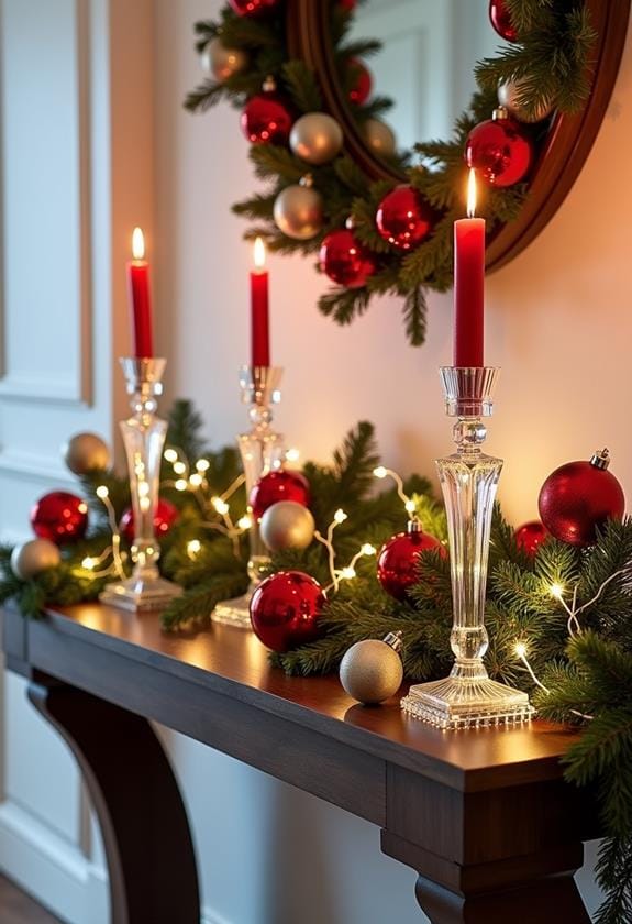 elegant red and white