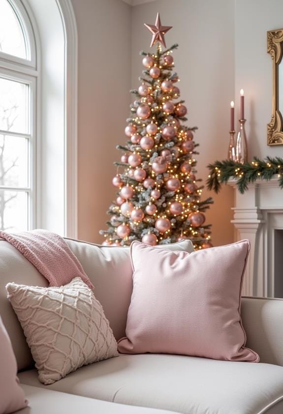 elegant rose gold decor