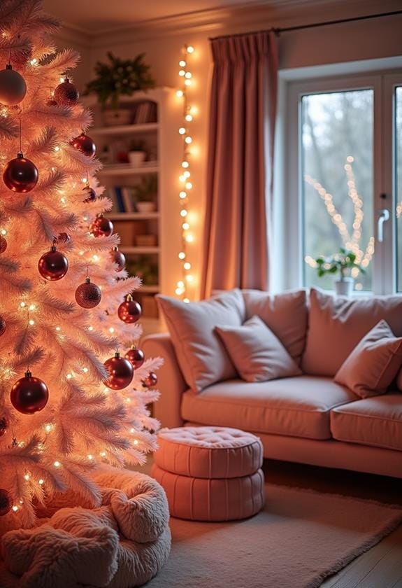 elegant rose gold illumination