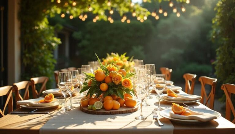 elegant summer table decor