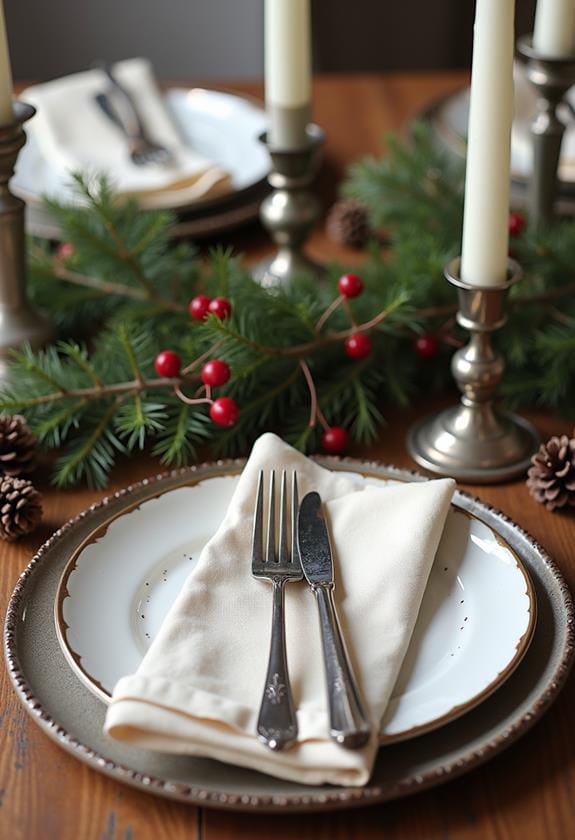 elegant vintage table settings