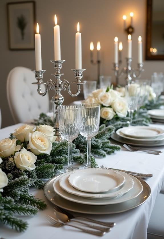 elegant white christmas decor