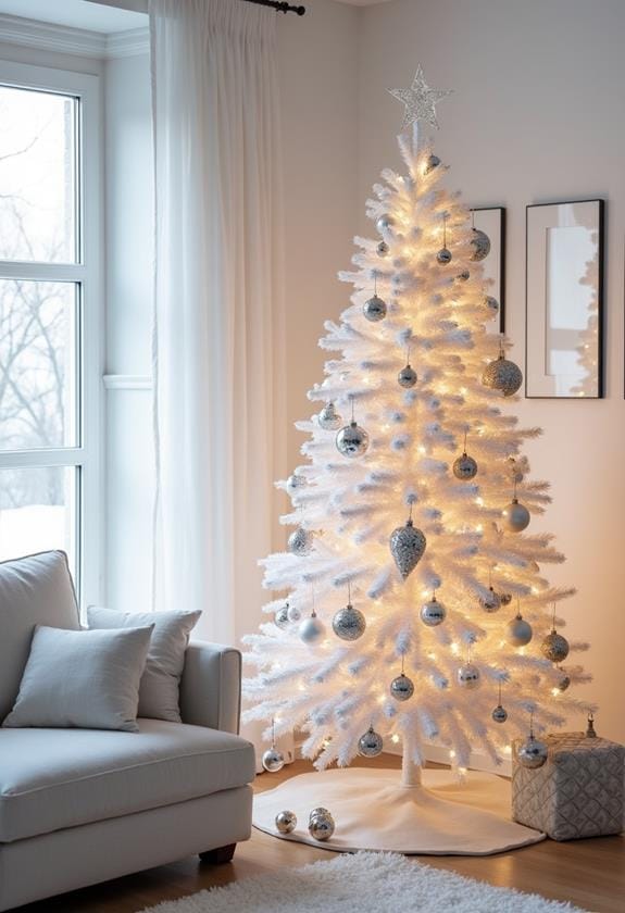 elegant white holiday decor