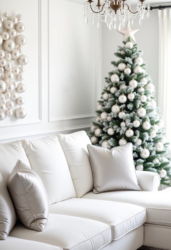 elegant white wall decor