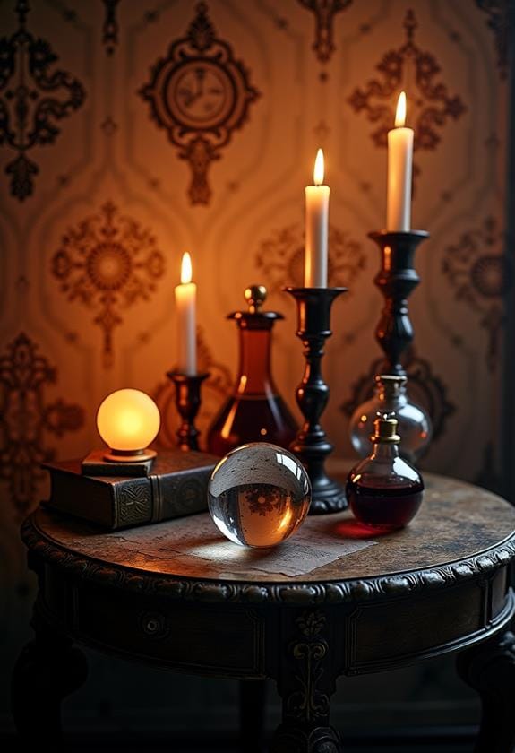 enchanting candle displays created