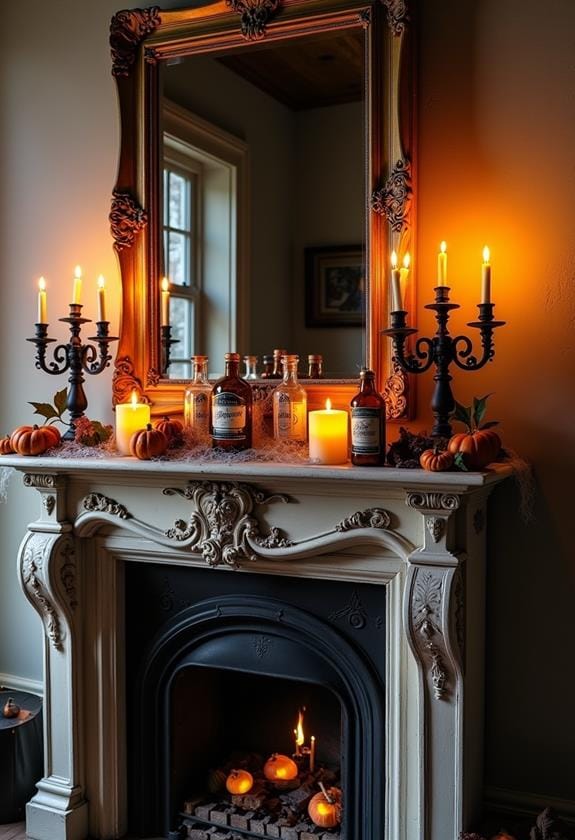 enchanting homemade mantel decor