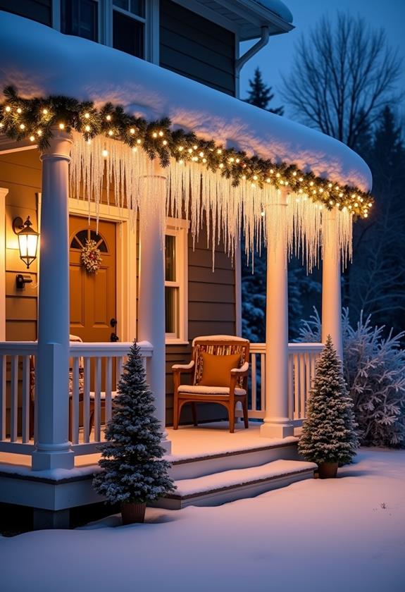 enchanting icicle light displays