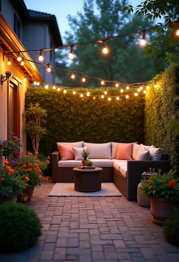 enchanting outdoor lighting experience