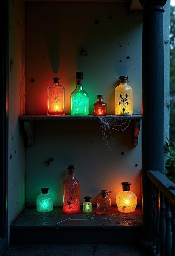 enchanting potion bottle showcase