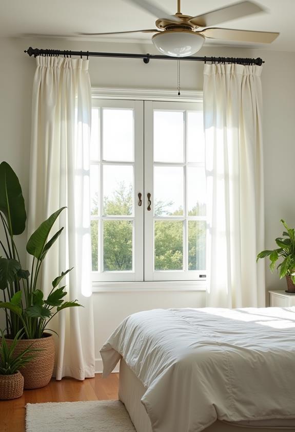 enhance bedroom air circulation