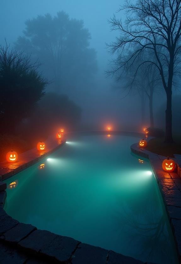 enigmatic fog envelops landscape