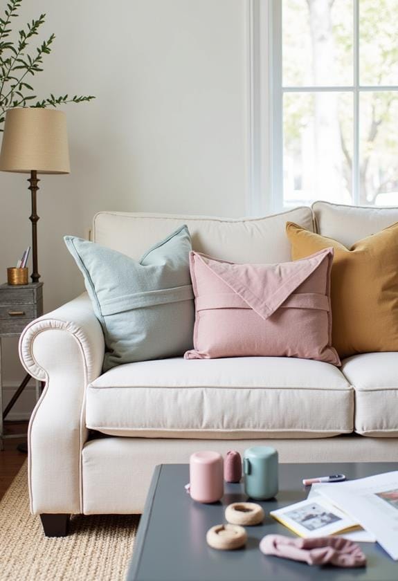 envelope style pillow cover design