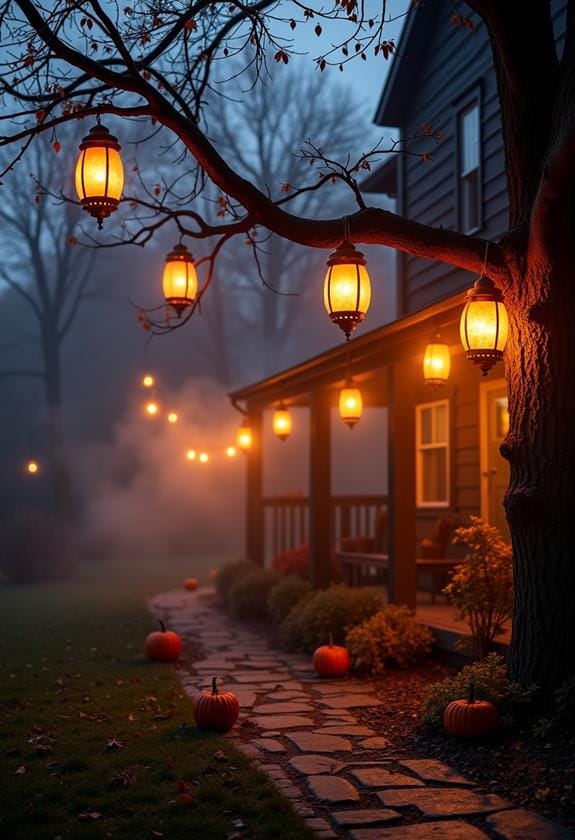 ethereal luminescent light orbs